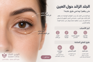 الجلد الزائد حول العين